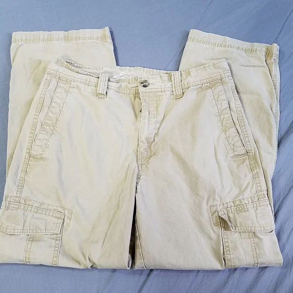 Eddie Bauer pants tan khaki pants 32x30 excellent condition - Picture 4 of 9